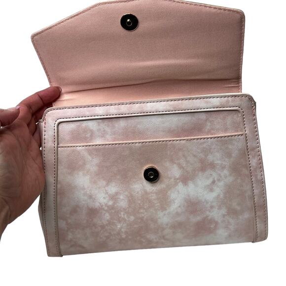 Guess Pink & White Crossbody & Wallet - Picture 9 of 13